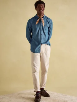 Chambray Blue Classic Fit Shirt