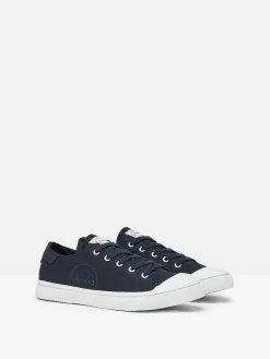Coast Navy Blue Canvas Pumps