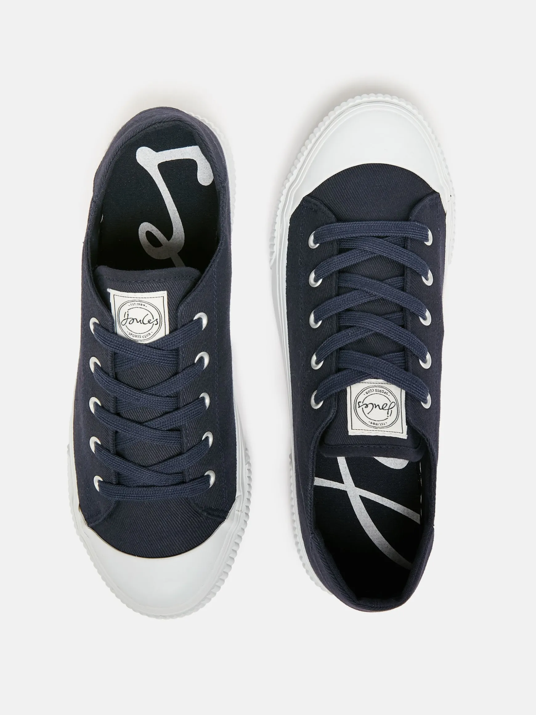 Coast Navy Blue Canvas Pumps