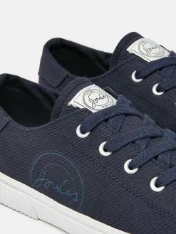 Coast Navy Blue Canvas Pumps