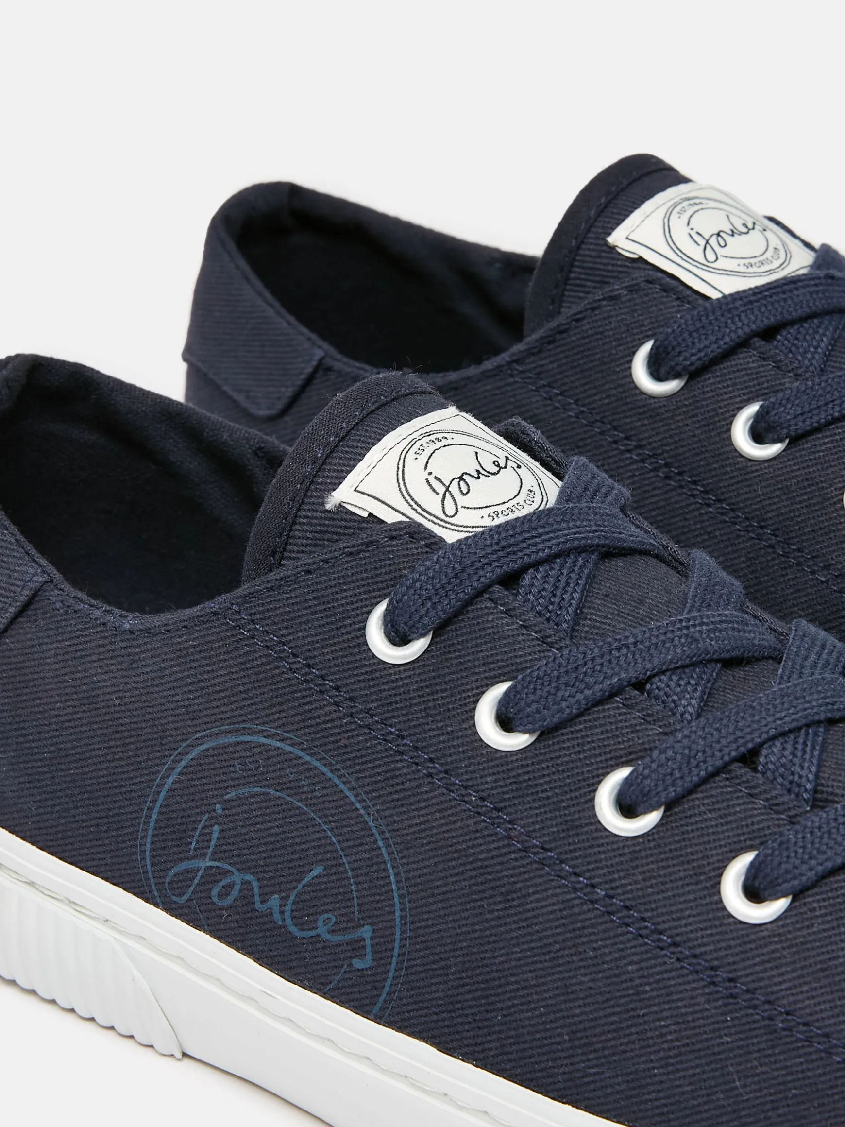 Coast Navy Blue Canvas Pumps