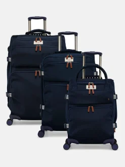 Coast Navy Cabin 4 Wheel Soft Suitcase