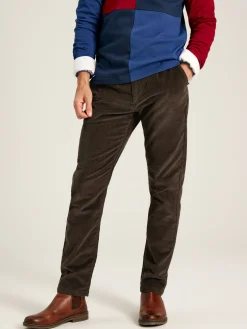 Cord Brown Straight Leg Corduroy Trousers