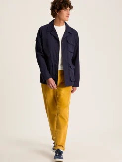 Cord Yellow Straight Leg Corduroy Trousers