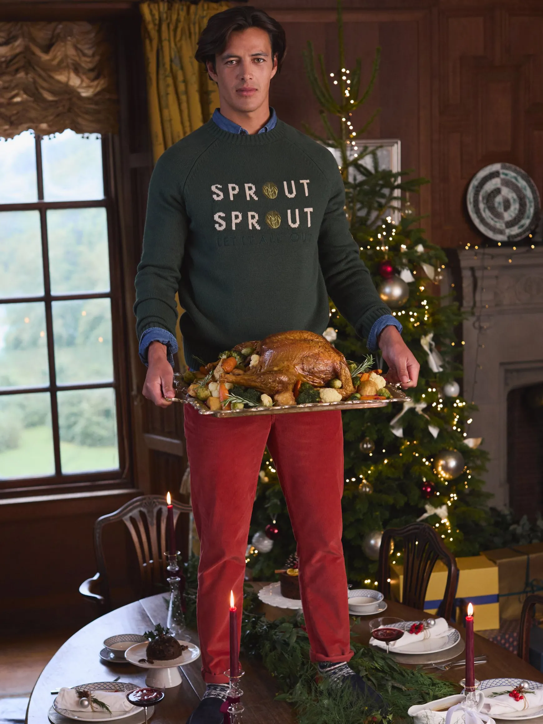 Cracking Green Sprout Crew Neck Jumper