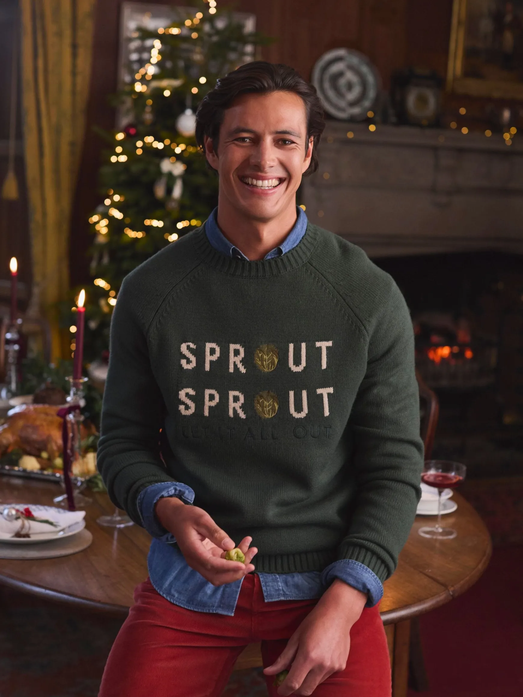 Cracking Green Sprout Crew Neck Jumper