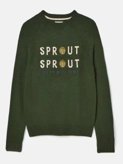Cracking Green Sprout Crew Neck Jumper