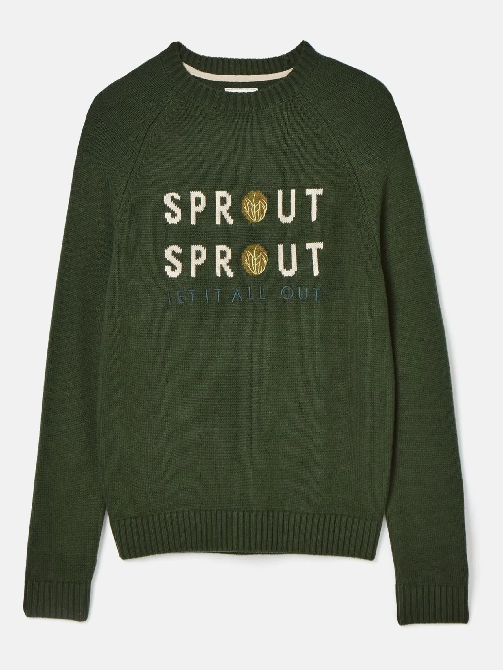 Cracking Green Sprout Crew Neck Jumper