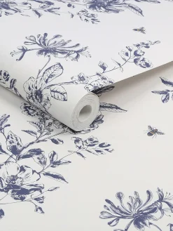 Cream Honey Floral 10M Wallpaper