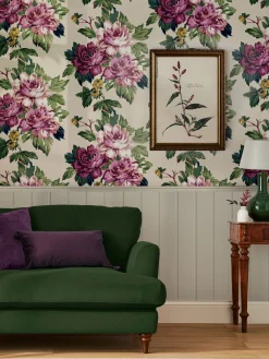 Cream Invite Floral 10M Wallpaper