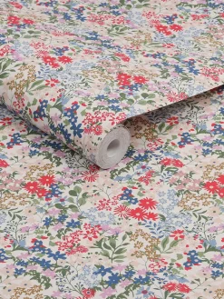 Cream Sanders Ditsy 10M Wallpaper