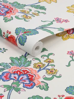 Cream Vine Cottage Floral 10M Wallpaper