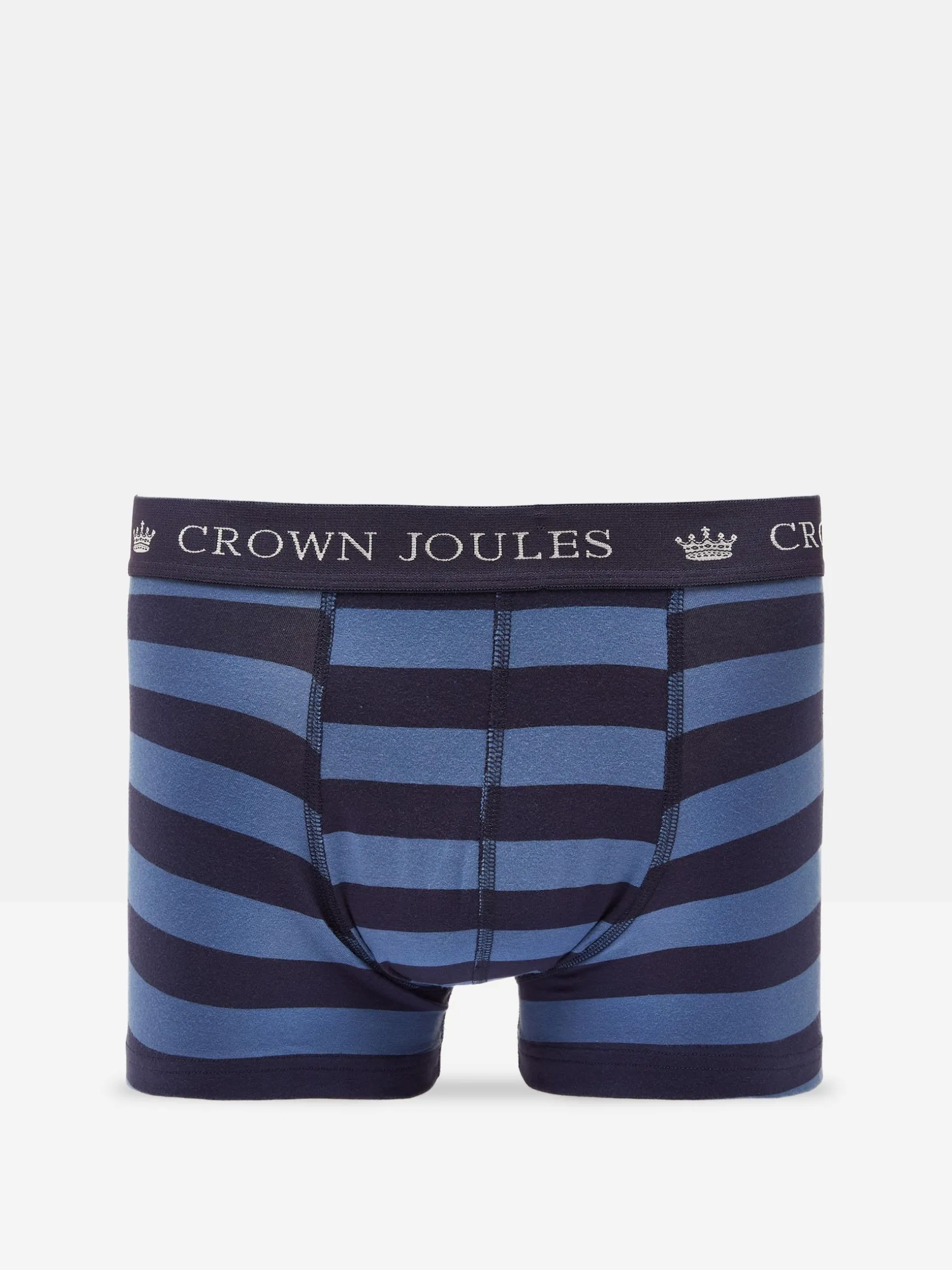Crown Joules Red/Blue Pack of Two Cotton Boxers