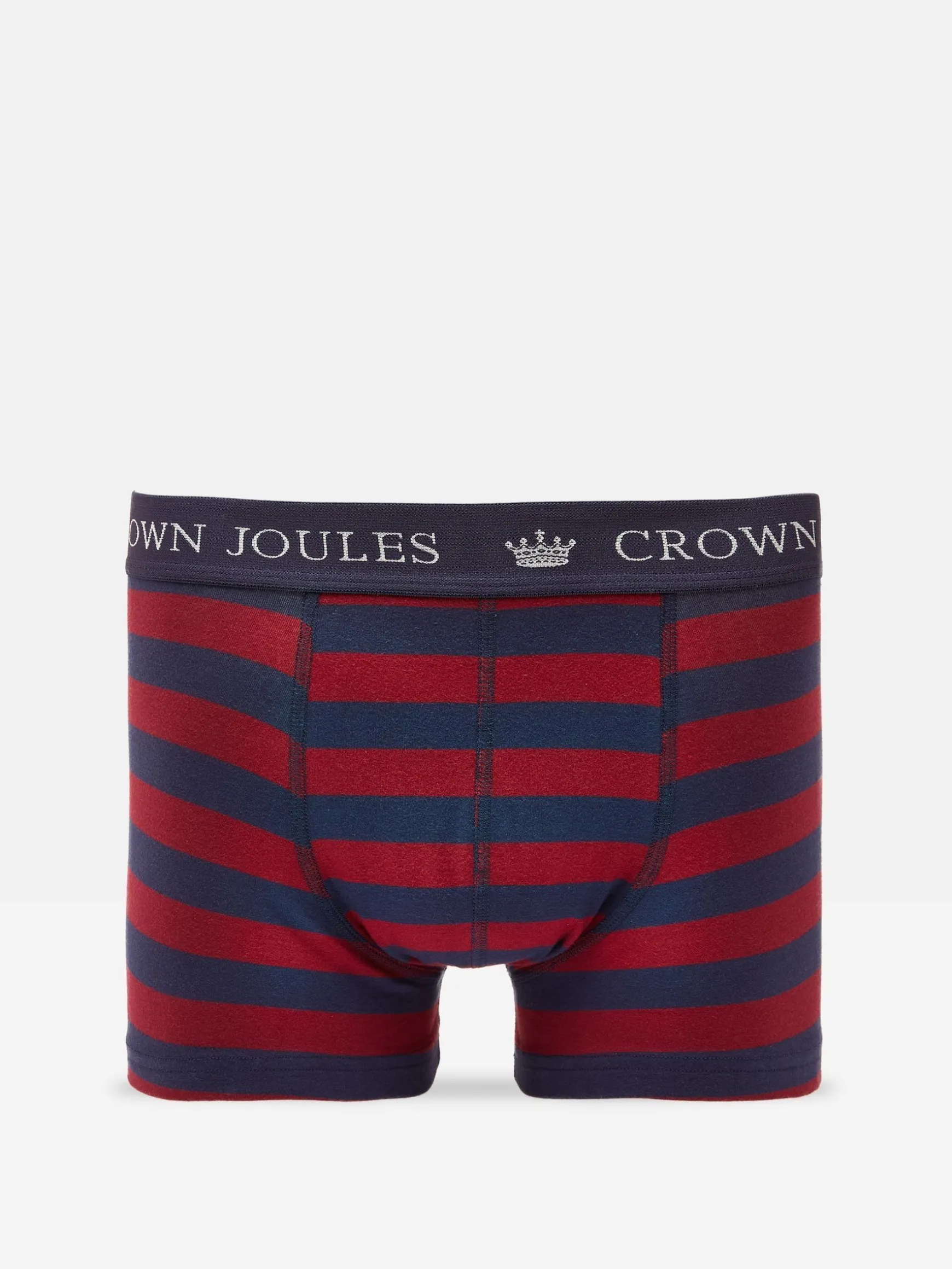 Crown Joules Red/Blue Pack of Two Cotton Boxers