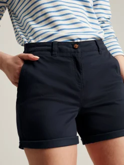 Cruise Blue Mid Thigh Length Chino Shorts