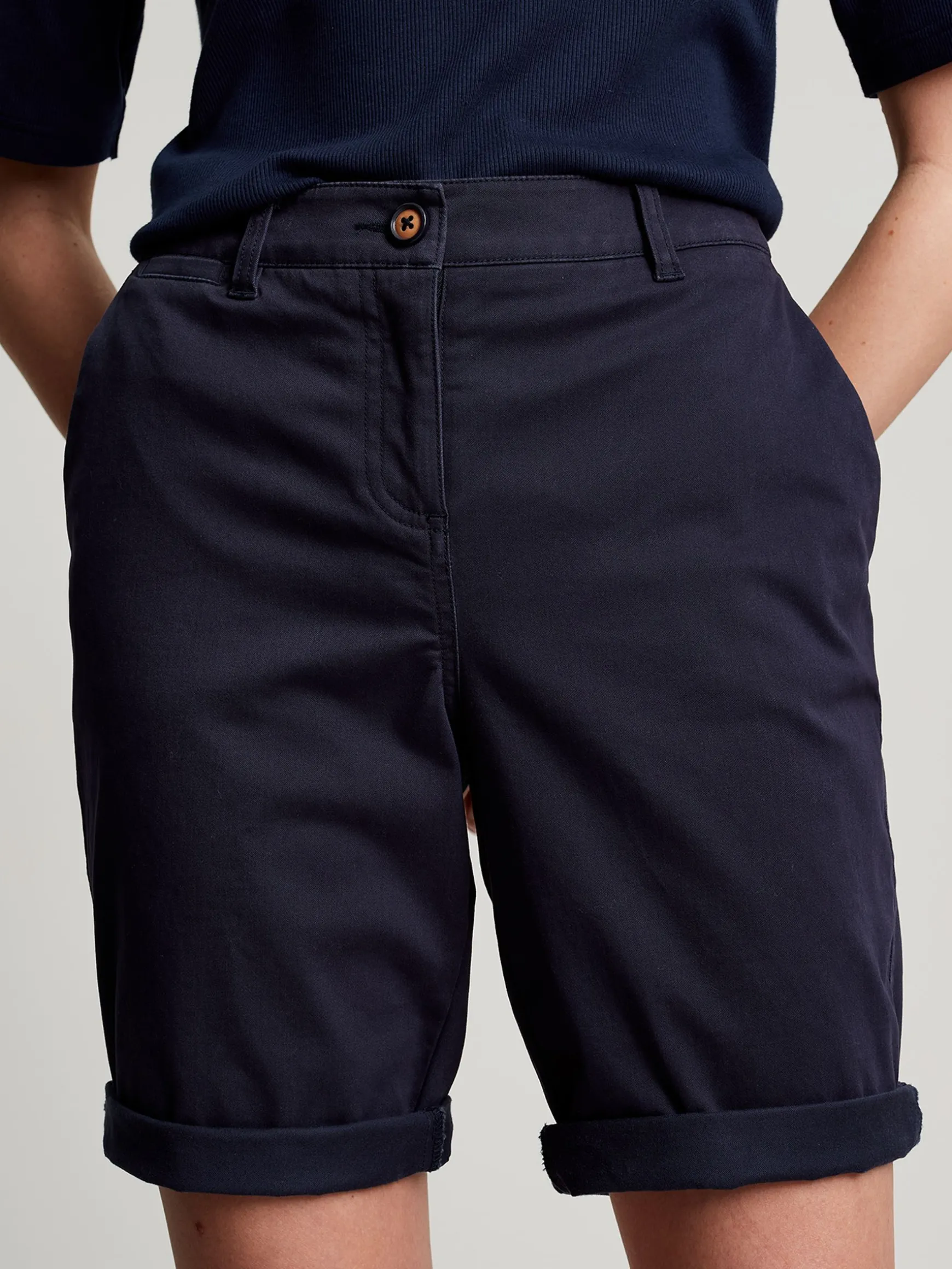 Cruise Long Blue Chino Shorts