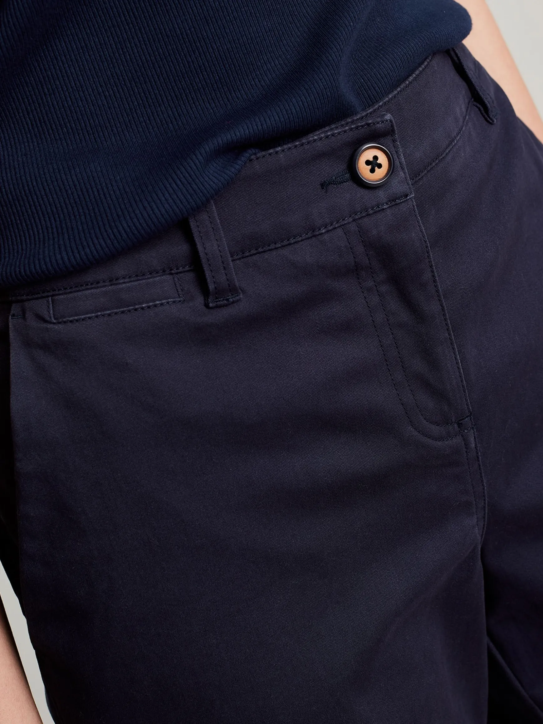 Cruise Long Blue Chino Shorts