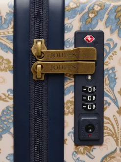 Damask Print Cabin Four Wheel Hard Shell Suitcase