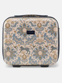 Damask Print Hard Shell Vanity Case