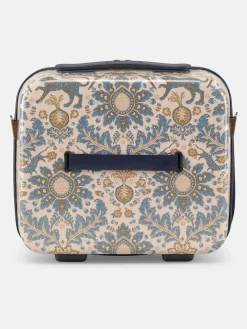 Damask Print Hard Shell Vanity Case