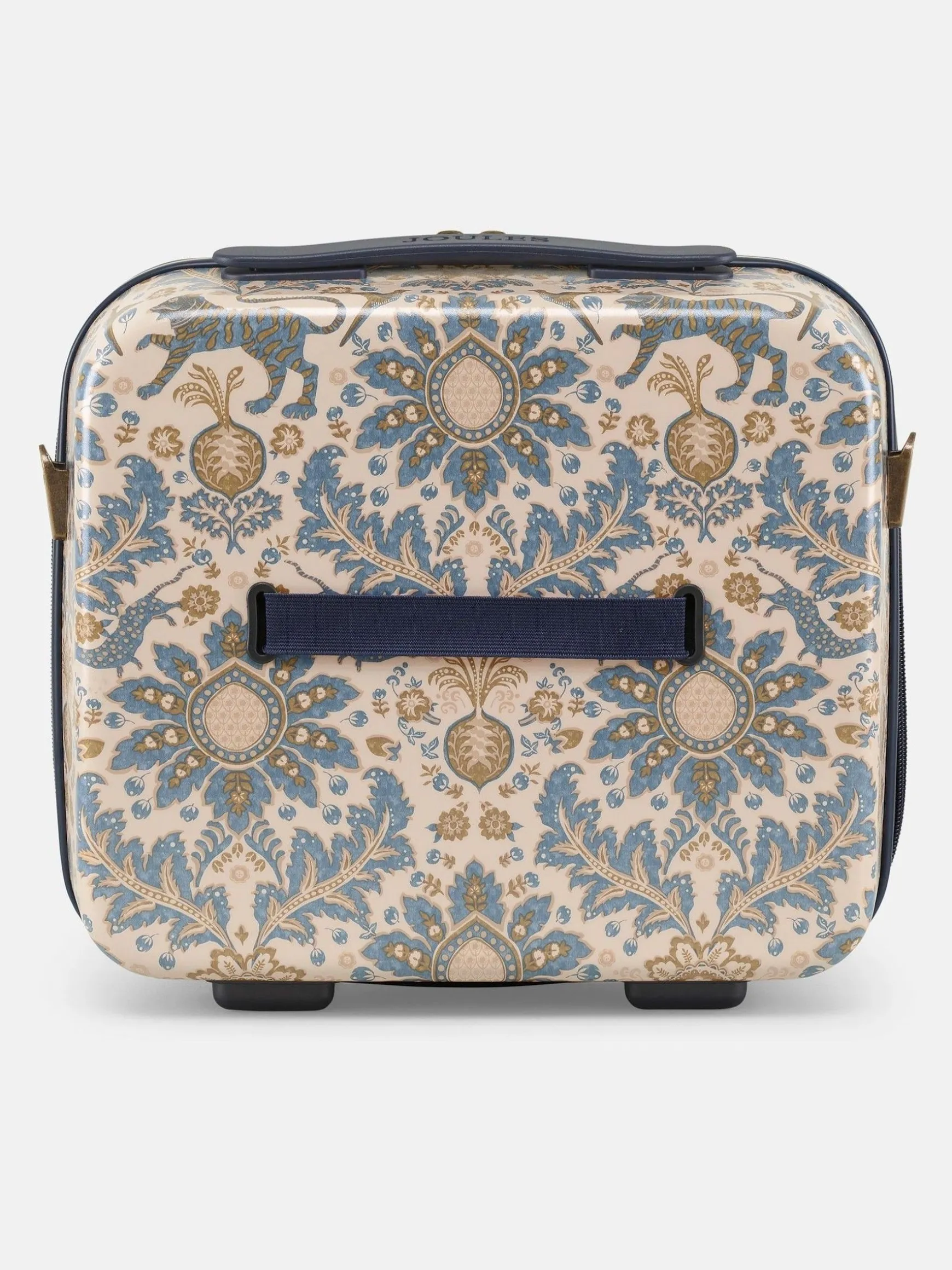 Damask Print Hard Shell Vanity Case