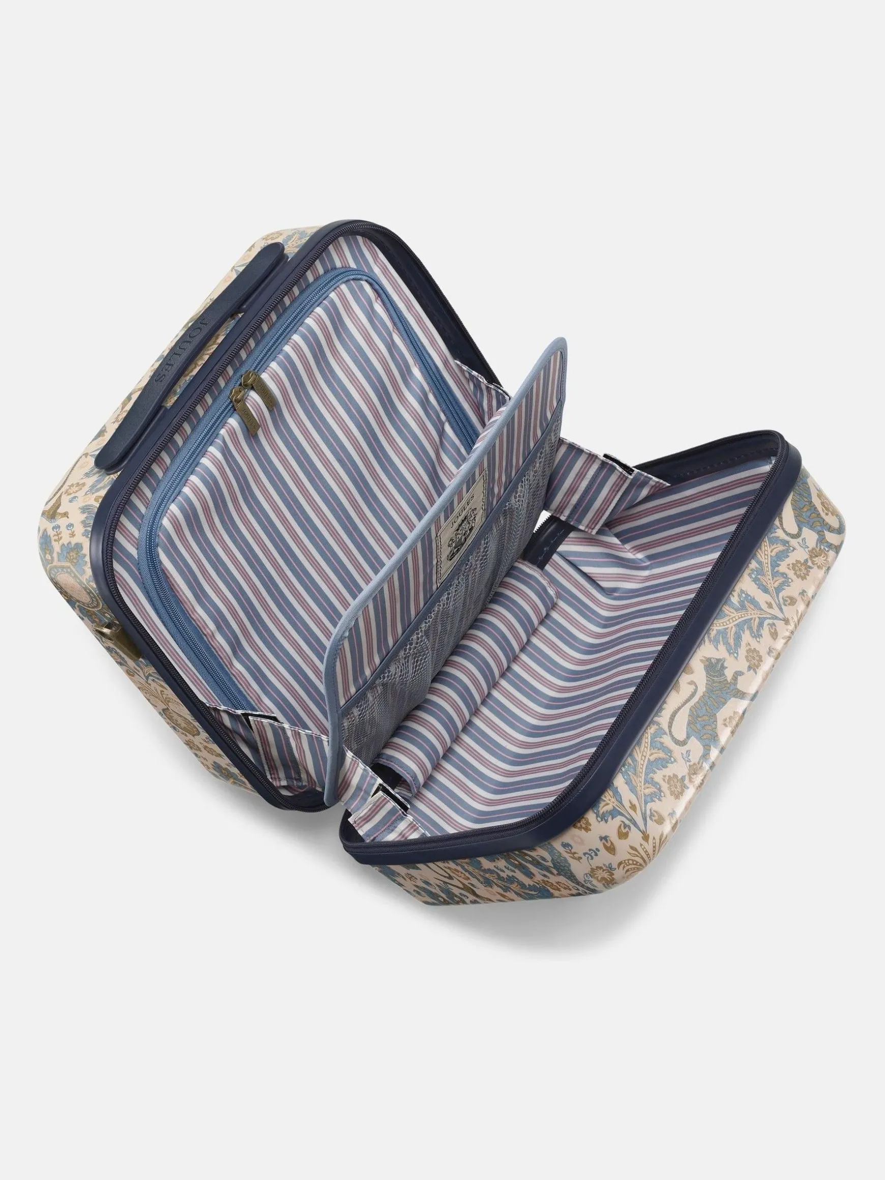 Damask Print Hard Shell Vanity Case