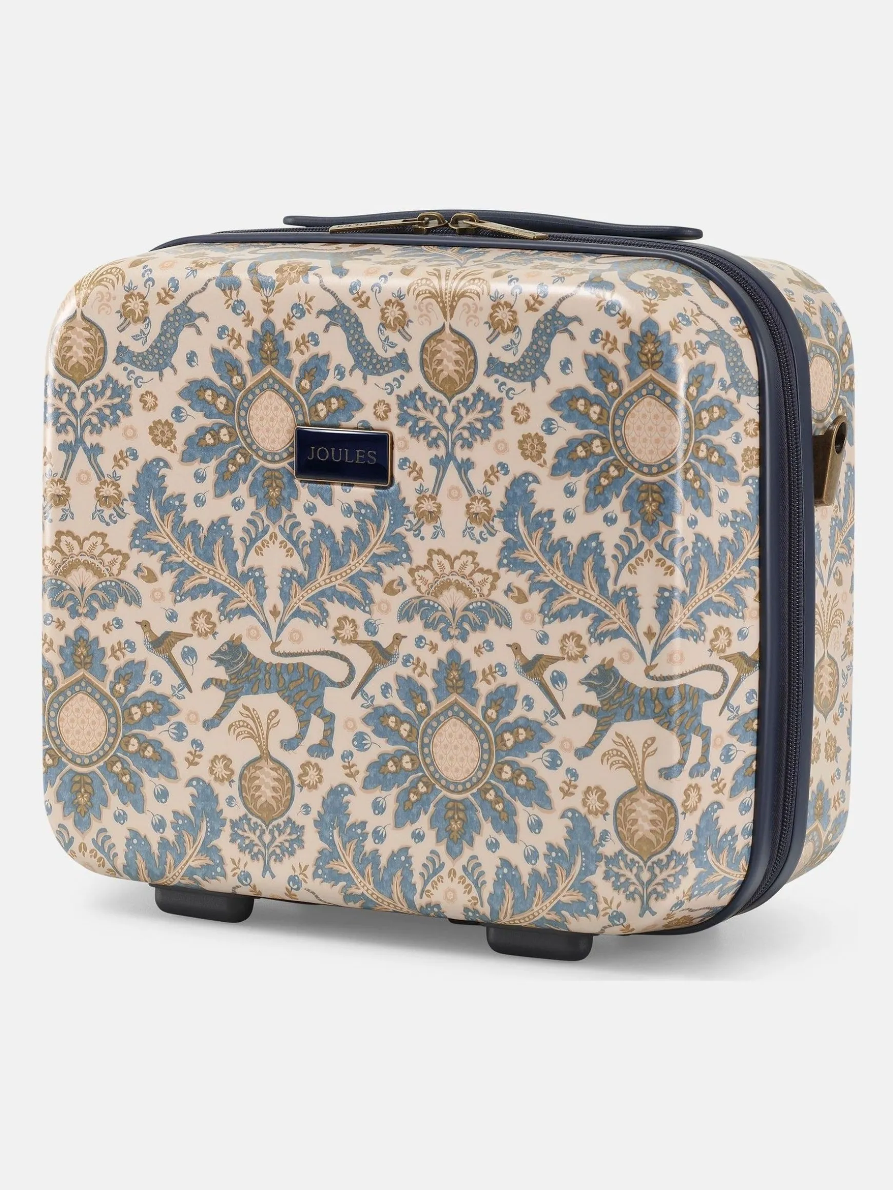 Damask Print Hard Shell Vanity Case