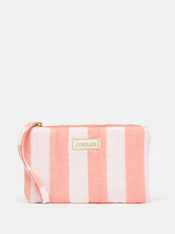 Daphne Pink & Orange Striped Wrist Purse
