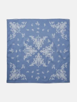 Dapper Blue Cotton Scarf