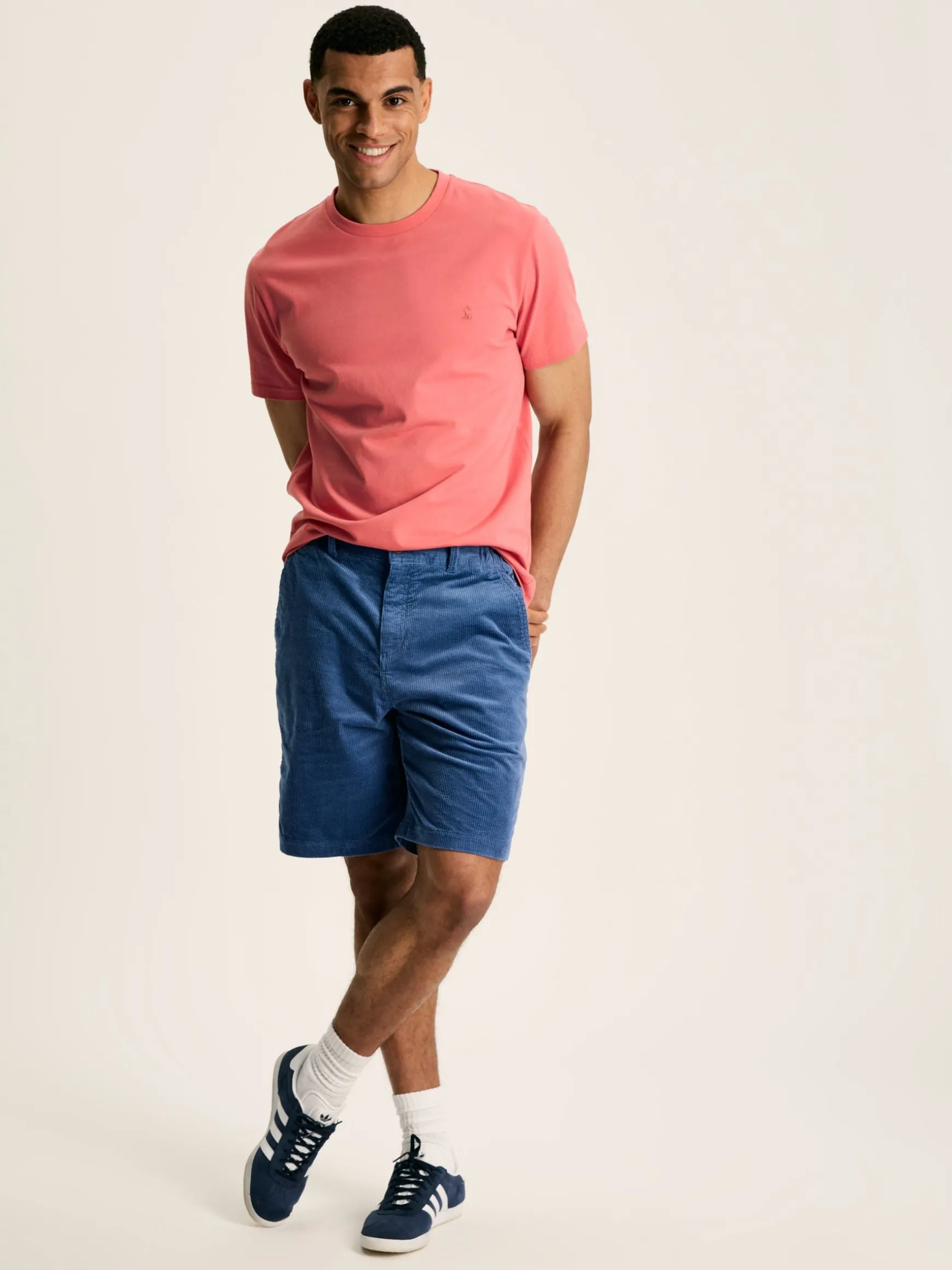 Denton Pink Plain Jersey Crew Neck T-Shirt