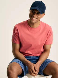 Denton Pink Plain Jersey Crew Neck T-Shirt