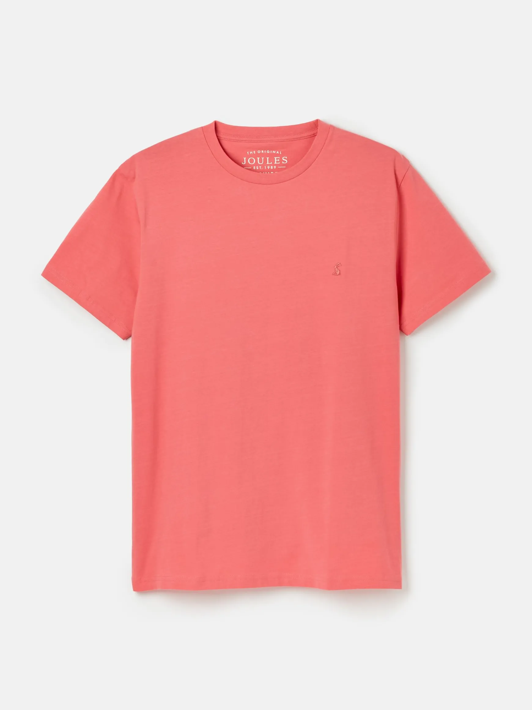 Denton Pink Plain Jersey Crew Neck T-Shirt