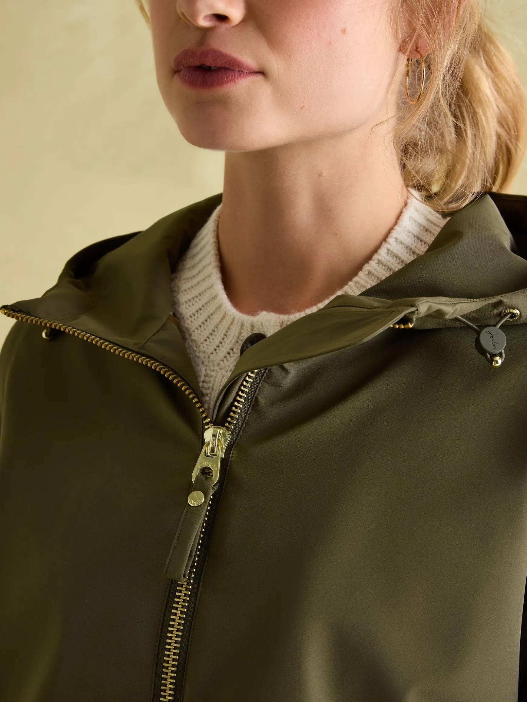 Elmfield Green Waterproof Raincoat with Hood