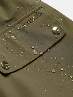 Elmfield Green Waterproof Raincoat with Hood