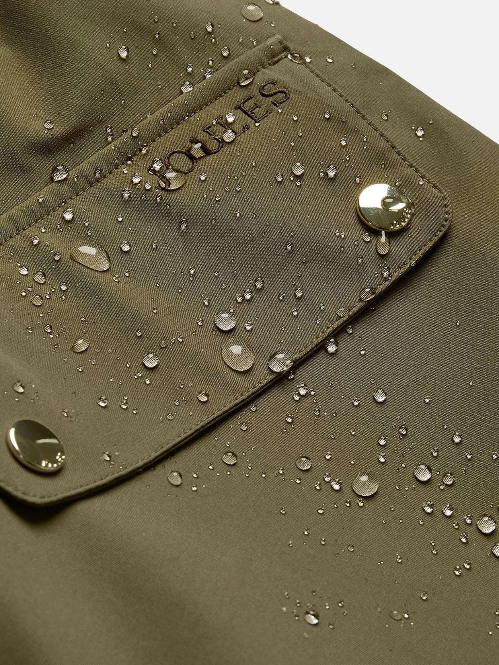 Elmfield Green Waterproof Raincoat with Hood