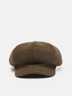 Elvaston Brown/Cream Baker Boy Hat