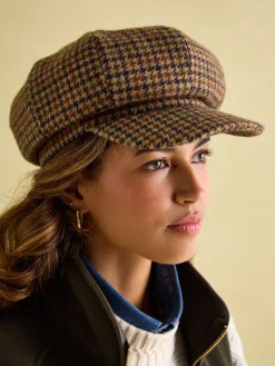Elvaston Neutral Baker Boy Hat
