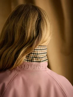 Epwell Pink Waterproof Belted Trench Coat