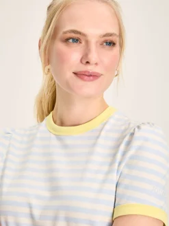 Erin Blue Stripe Short Sleeve T-Shirt