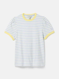 Erin Blue Stripe Short Sleeve T-Shirt