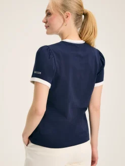Erin Navy blue Short Sleeve T-Shirt