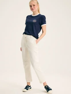 Erin Navy blue Short Sleeve T-Shirt