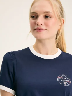 Erin Navy blue Short Sleeve T-Shirt