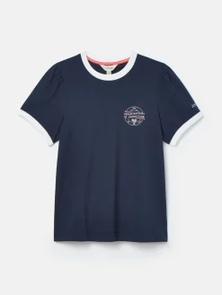 Erin Navy blue Short Sleeve T-Shirt