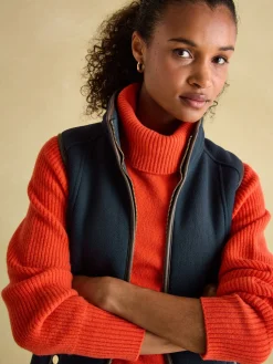 Fairbourne Navy Fleece Gilet