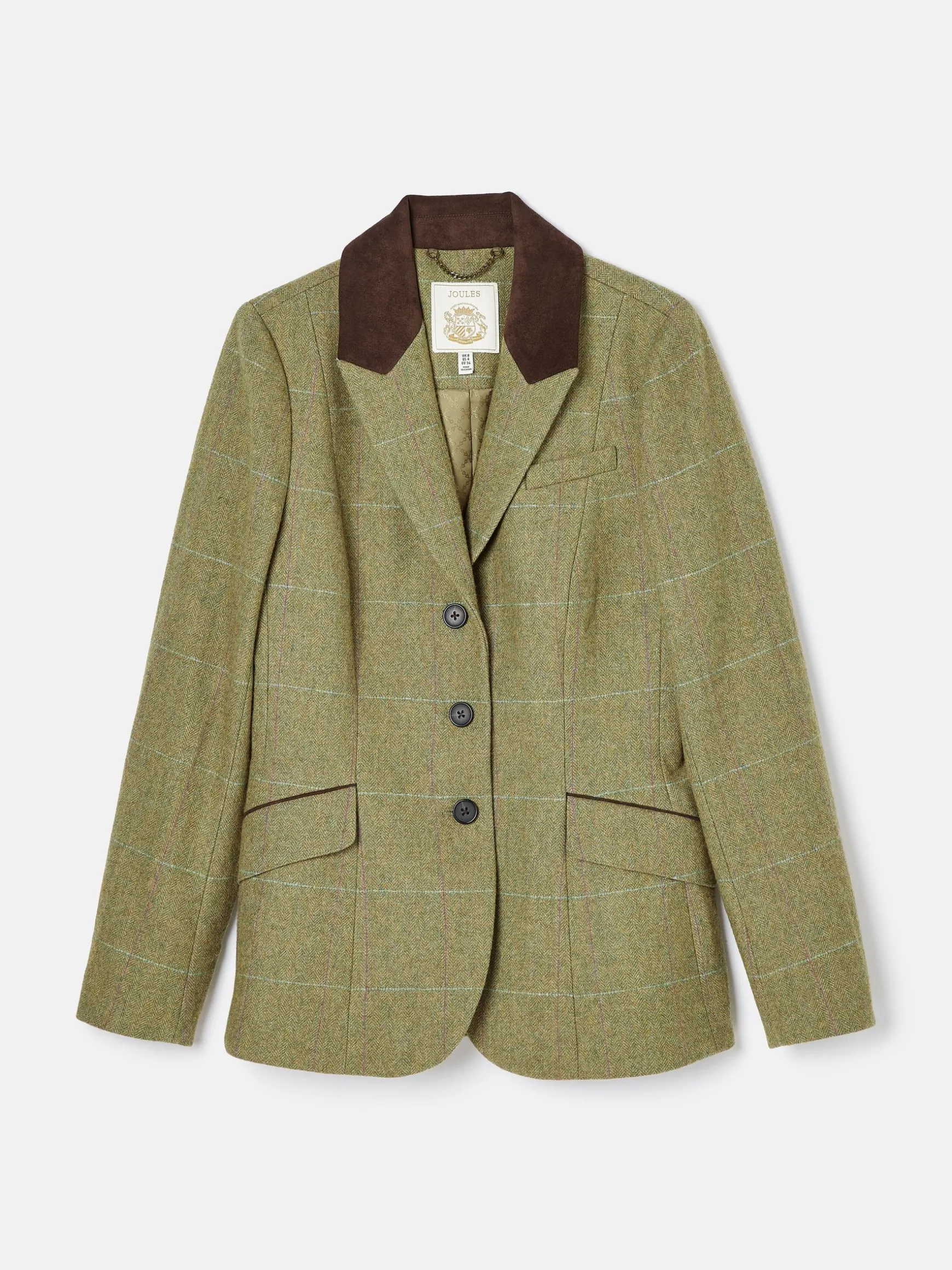 Fayfair Khaki Green Tweed Hacking Jacket
