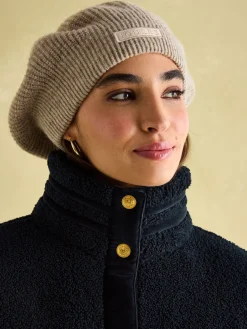 Fleur Navy Fleece Jacket