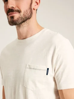 Flynn White Graphic Tee-Graphic Jersey T-Shirt