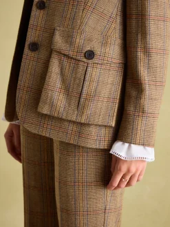 Foxley Check Tweed Suit Blazer