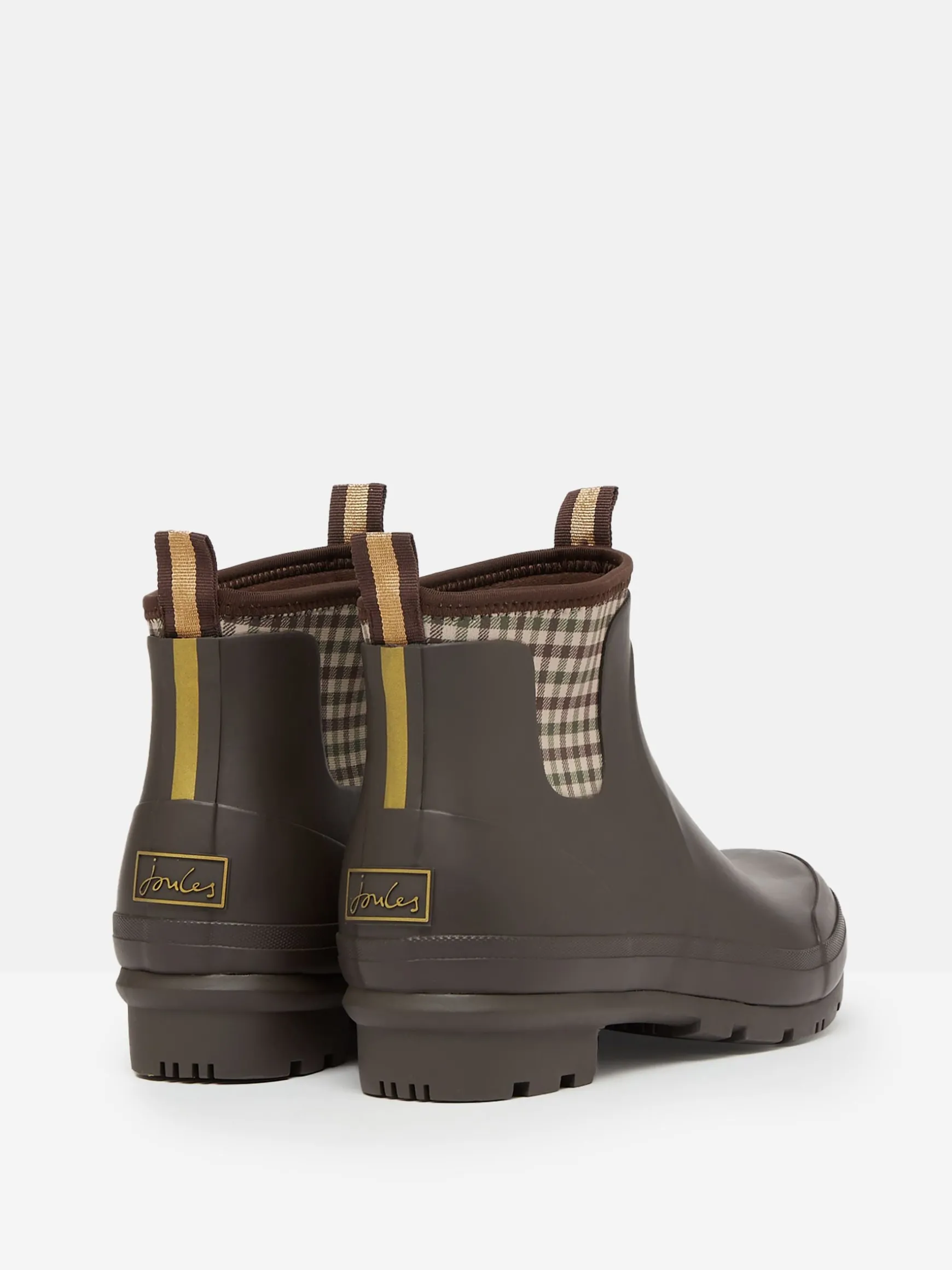 Foxton Chocolate Brown Neoprene Lined Ankle Wellies
